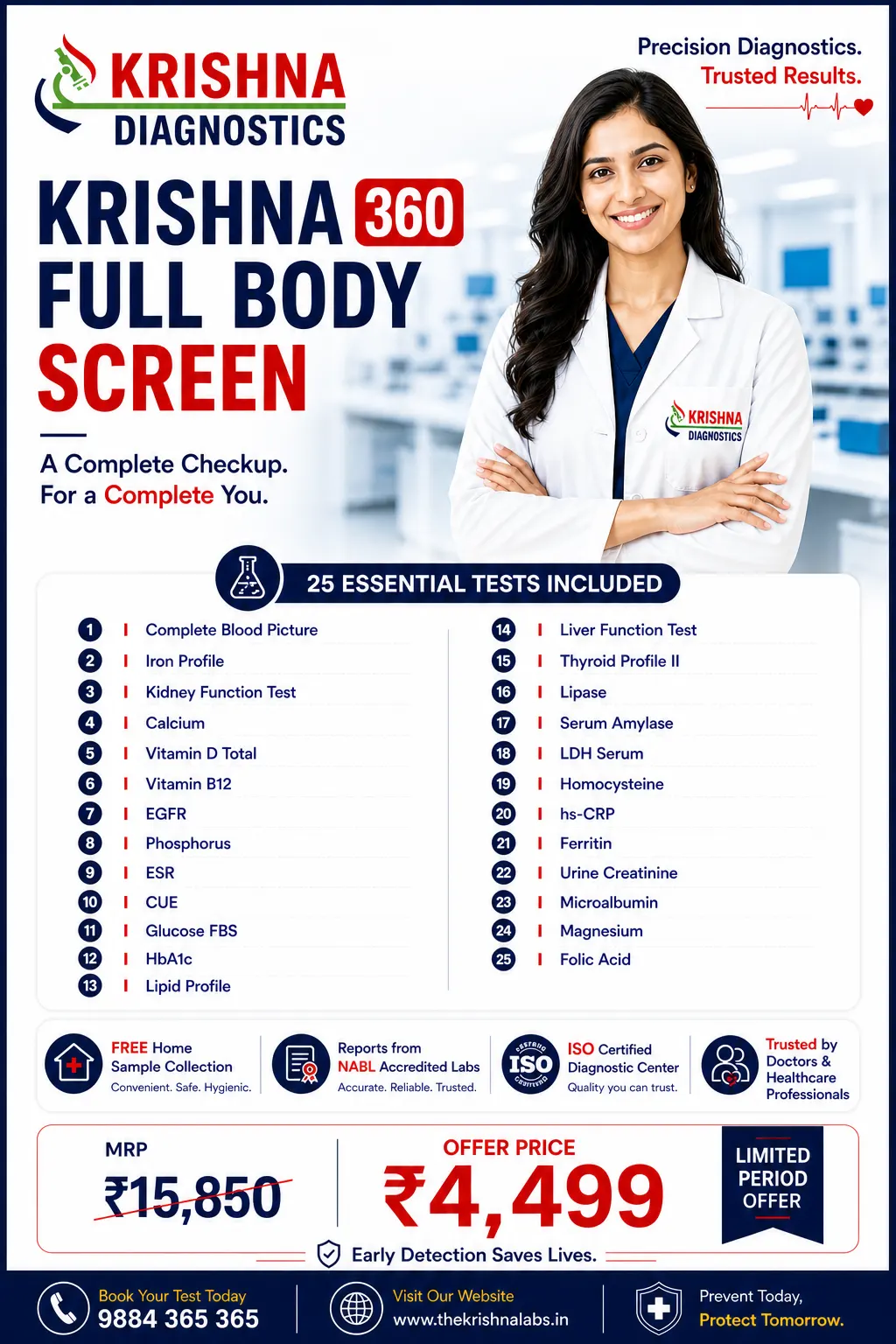 Krishna 360 Full Body Screen — Krishna Diagnostics, Nizampet